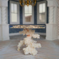 Load image into Gallery viewer, RARE Pamela Goldman Sea Shell Dining Set with Ocean-Blue Resin Tabletop