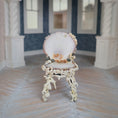 Load image into Gallery viewer, RARE Pamela Goldman Sea Shell Dining Set with Ocean-Blue Resin Tabletop