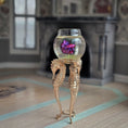 Load image into Gallery viewer, Fatima Doña Miniature Pink Betta Fish Glass Bowl Sculpture