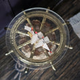 Load image into Gallery viewer, Three-Masted Clipper Ship Red & White Dollhouse Miniature