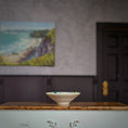 Load image into Gallery viewer, Susan Van Tubbergen School of Swimming Fish Shallow Bowl