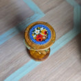 Load image into Gallery viewer, Stunning and RARE Miniature Mermaid Micro-Mosaic Pedestal by Gil Mena