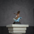 Load image into Gallery viewer, Daniel Kronberg "Eagle Fishing" Bronze Sculpture Dollhouse Miniature