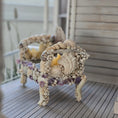 Load image into Gallery viewer, Pamela Goldman OOAK Sea Shell Settee Dollhouse Miniature