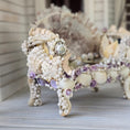 Load image into Gallery viewer, Pamela Goldman OOAK Sea Shell Settee Dollhouse Miniature
