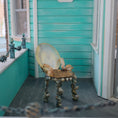 Load image into Gallery viewer, Pamela Goldman Shellwork Armchair Dollhouse Miniature