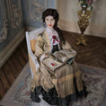 Load image into Gallery viewer, Victorian Lady Reading Scrapbook Porcelain Doll With Chair Dana Burton