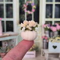 Load image into Gallery viewer, Autumn Fall Peach & Blush Clay Pumpkin Floral Centerpiece