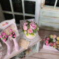 Load image into Gallery viewer, Floral Garden Party or Wedding Cake on Pedestal Stand