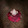 Load image into Gallery viewer, Couture Red Silk Youth Ballet Dress on Mannequin Dress Form Miniature