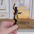 Load image into Gallery viewer, John Hodgson Female Blackamoor Sculpture Miniature with Faux Marble Base