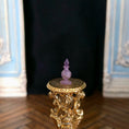 Load image into Gallery viewer, Francis Whittemore Lilac Hand Blown Glass Perfume Bottle With Stopper
