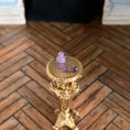 Load image into Gallery viewer, Francis Whittemore Lilac Hand Blown Glass Perfume Bottle With Stopper