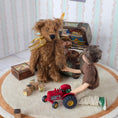 Load image into Gallery viewer, OOAK Cinnamon Mohair Teddy Bear Dollhouse Toy Artisan Made