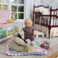 Load image into Gallery viewer, Teresa’s Bears Miniature Silk Velvet Mohair 'I Love You' Teddy Bear 1997