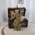 Load image into Gallery viewer, Vintage Little Brown Classic Mohair Teddy Bear Hand Stitched