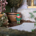 Load image into Gallery viewer, Mary Whitehead OOAK Miniature Crocheted Leprechaun Toy