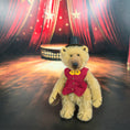 Load image into Gallery viewer, RESERVED JULIE D Fritz Honey Mohair Jointed Toy Teddy Bear Dollhouse Miniature by Bearly a Whisper
