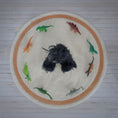 Load image into Gallery viewer, Black Mohair Jointed Toy Teddy Bear With Bow OOAK Artisan Miniature Dollhouse