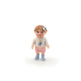 Load image into Gallery viewer, Cute Catherine Muniere Toddler Girl Clay Dollhouse Doll w Peter Rabbit Shirt 1:12