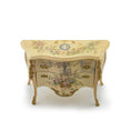Load image into Gallery viewer, RESERVED IRENE ONLY Renee Isabelle Hand-Painted Rococo Bombe Commode Chest of Drawers with Floral Cameo