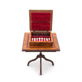 Load image into Gallery viewer, RESERVED FOR RICK Wood Miniature Chess Set & Game Table by Gideon Wolf