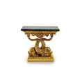 Load image into Gallery viewer, RESERVED FOR RICK 24k Gold Dolphin Console Pier Table Green Marble