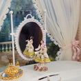 Load image into Gallery viewer, Tricia Street Tiny Porcelain Dresden Style Miniature Ballerina Shelf Sitter Figurine