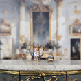 Load image into Gallery viewer, Teresa Welch OOAK Gilt Porcelain Miniature Hand Painted Coffee Pot & Cup Set 1992