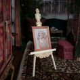 Load image into Gallery viewer, Masaya Okada Long-Haired Dachshund Framed Oil Painting Pet Portrait Hand Signed