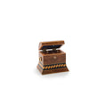 Load image into Gallery viewer, OOAK Artisan English Burr Oak Tea Caddy by Chris Malcomson with Marquetry & Banding