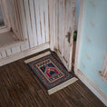 Load image into Gallery viewer, Sharon Garmize 100% Silk Petit Point Turkish Accent Rug Miniature 1980