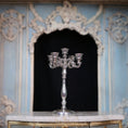 Load image into Gallery viewer, Sterling Silver French Rococo Five-Light Table Centerpiece Candelabra