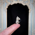Load image into Gallery viewer, Sterling Silver Rococo-Style Miniature Chocolate Pot with Chained Lid