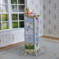 Load image into Gallery viewer, Aurearte Miniatures Rococo Blue Gilt Easter Nursery Bookshelf Spain