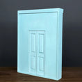 Load image into Gallery viewer, Aurearte Miniatures Rococo Hand-Painted Blue Door Wall Unit 1:12 Spain
