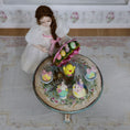 Load image into Gallery viewer, Artisan Easter Figurines & Basket Dollhouse Miniature Spring Decor Set