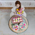 Load image into Gallery viewer, Easter Cupcake & Bunny Dessert Display Dollhouse Miniature Spring Decor