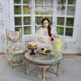 Load image into Gallery viewer, Easter Cupcakes Cookie Plate & Egg Bucket Decor Set Dollhouse Miniature