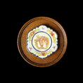 Load image into Gallery viewer, Jean Welch Hand-Painted Floral Porcelain Cabinet Plate Dollhouse Miniature