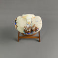 Load image into Gallery viewer, Carol Hardy Miniature Lace Tatting Diorama OOAK Victorian Sewing Scene 1984