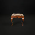 Load image into Gallery viewer, Roger L. Gutheil Queen Anne Embroidered Footstool 1:12 Scale
