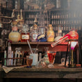 Load image into Gallery viewer, OOAK Scientist Doll by Marcia Backstrom & Illuminated Laboratory Set