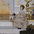 Load image into Gallery viewer, Porcelain Victorian Lady in Lace Gown Artisan Miniature Doll