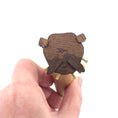 Load image into Gallery viewer, Janet Reyburn Miniature Cherubic Harp Artisan Dollhouse Musical Instrument