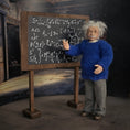 Load image into Gallery viewer, Alma Artistry Albert Einstein Dollhouse Character Doll & Blackboard