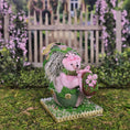 Load image into Gallery viewer, Le Coffre d’Emilie Pink Easter Teddy Bear Egg Miniature