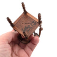 Load image into Gallery viewer, Roger Gutheil & Gail Steffey Miniature Red Leather Corner Chair