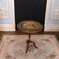Load image into Gallery viewer, Natasha Beshenkovsky IGMA Hand Painted Round Miniature Flip-Top Table