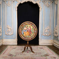 Load image into Gallery viewer, Natasha Beshenkovsky IGMA Hand Painted Round Miniature Flip-Top Table